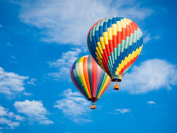 Colorful hot air balloons in Turkey